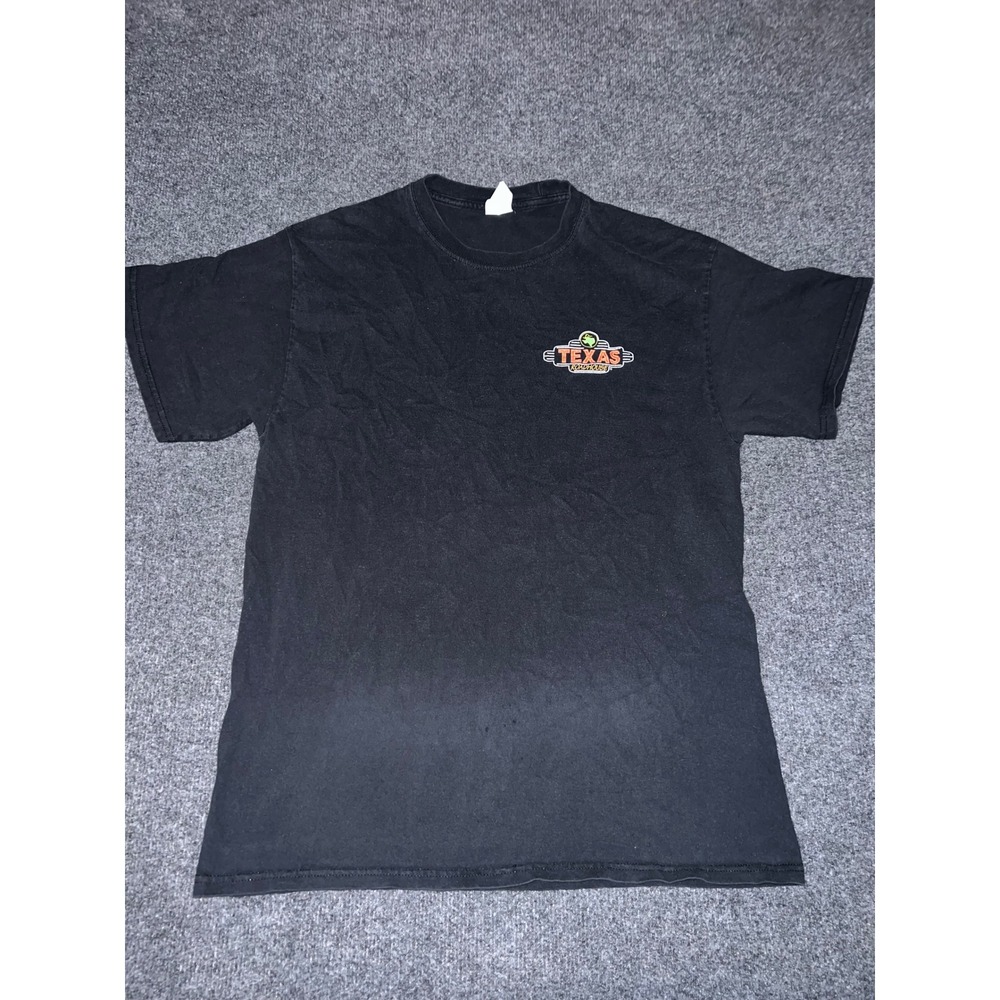 Port & Company Texas Roadhouse I Love My Job Graphic T-Shirt Black Large
